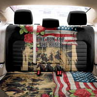 The First Kentucky Horse Racing Back Car Seat Cover Since 1875 American Flag Vintage Style - Wonder Print Shop