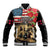 The First Kentucky Horse Racing Baseball Jacket Since 1875 American Flag Vintage Style - Wonder Print Shop