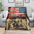 The First Kentucky Horse Racing Blanket Since 1875 American Flag Vintage Style