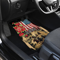 The First Kentucky Horse Racing Car Mats Since 1875 American Flag Vintage Style - Wonder Print Shop