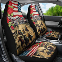 The First Kentucky Horse Racing Car Seat Cover Since 1875 American Flag Vintage Style - Wonder Print Shop