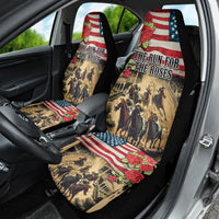 The First Kentucky Horse Racing Car Seat Cover Since 1875 American Flag Vintage Style - Wonder Print Shop
