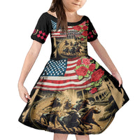 The First Kentucky Horse Racing Family Matching Summer Maxi Dress and Hawaiian Shirt Since 1875 American Flag Vintage Style - Wonder Print Shop