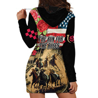 The First Kentucky Horse Racing Hoodie Dress Since 1875 American Flag Vintage Style - Wonder Print Shop