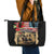 The First Kentucky Horse Racing Leather Tote Bag Since 1875 American Flag Vintage Style - Wonder Print Shop