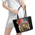 The First Kentucky Horse Racing Leather Tote Bag Since 1875 American Flag Vintage Style - Wonder Print Shop