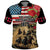 The First Kentucky Horse Racing Polo Shirt Since 1875 American Flag Vintage Style - Wonder Print Shop