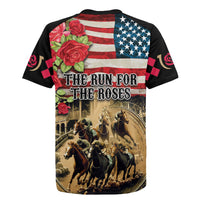 The First Kentucky Horse Racing Rugby Jersey Since 1875 American Flag Vintage Style - Wonder Print Shop