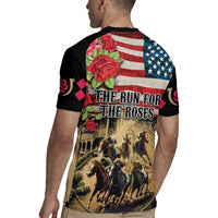 The First Kentucky Horse Racing Rugby Jersey Since 1875 American Flag Vintage Style - Wonder Print Shop
