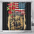 The First Kentucky Horse Racing Shower Curtain Since 1875 American Flag Vintage Style