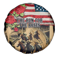The First Kentucky Horse Racing Spare Tire Cover Since 1875 American Flag Vintage Style - Wonder Print Shop