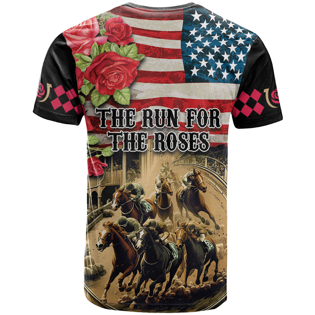 The First Kentucky Horse Racing T Shirt Since 1875 American Flag Vintage Style - Wonder Print Shop