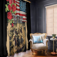 The First Kentucky Horse Racing Window Curtain Since 1875 American Flag Vintage Style - Wonder Print Shop