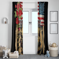 The First Kentucky Horse Racing Window Curtain Since 1875 American Flag Vintage Style - Wonder Print Shop