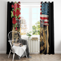 The First Kentucky Horse Racing Window Curtain Since 1875 American Flag Vintage Style - Wonder Print Shop