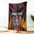 Personalized Kentucky Horses Racing Blanket Race For Burning Roses