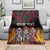 Personalized Kentucky Horses Racing Blanket Race For Burning Roses