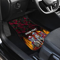 Personalized Kentucky Horses Racing Car Mats Race For Burning Roses - Wonder Print Shop