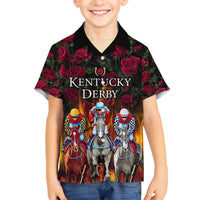 Personalized Kentucky Horses Racing Hawaiian Shirt Race For Burning Roses - Wonder Print Shop