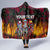 Personalized Kentucky Horses Racing Hooded Blanket Race For Burning Roses