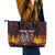 Personalized Kentucky Horses Racing Leather Tote Bag Race For Burning Roses - Wonder Print Shop