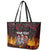 Personalized Kentucky Horses Racing Leather Tote Bag Race For Burning Roses - Wonder Print Shop