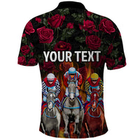 Personalized Kentucky Horses Racing Polo Shirt Race For Burning Roses - Wonder Print Shop