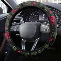 Kentucky Horses Racing Steering Wheel Cover Race For Burning Roses - Wonder Print Shop