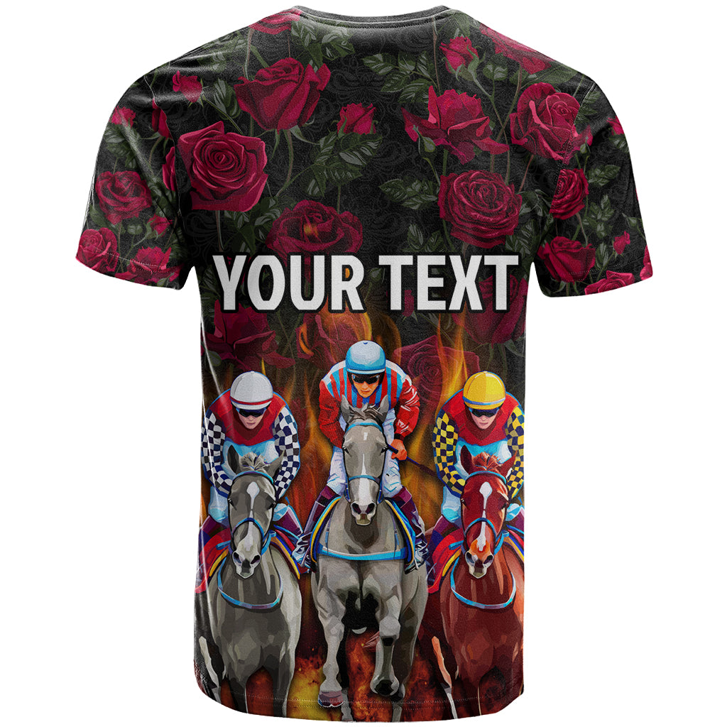 Personalized Kentucky Horses Racing T Shirt Race For Burning Roses - Wonder Print Shop