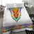 Haiti Flag Traditional Dashiki Bedding Set White Color
