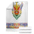 Haiti Flag Traditional Dashiki Blanket White Color