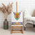 Haiti Flag Traditional Dashiki Canvas Wall Art White Color