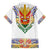 Haiti Flag Traditional Dashiki Family Matching Puletasi and Hawaiian Shirt White Color