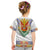 Haiti Flag Traditional Dashiki Kid T Shirt White Color