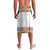 Haiti Flag Traditional Dashiki Lavalava White Color
