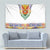 Haiti Flag Traditional Dashiki Tapestry White Color