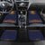 Haiti Flag Traditional Dashiki Car Mats Black Color