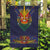 Haiti Flag Traditional Dashiki Garden Flag Black Color