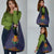 Haiti Flag Traditional Dashiki Grocery Bag Black Color