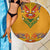 Haiti Flag Traditional Dashiki Beach Blanket Yellow Color