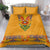 Haiti Flag Traditional Dashiki Bedding Set Yellow Color