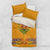 Haiti Flag Traditional Dashiki Bedding Set Yellow Color