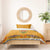 Haiti Flag Traditional Dashiki Bedding Set Yellow Color