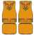 Haiti Flag Traditional Dashiki Car Mats Yellow Color