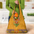Haiti Flag Traditional Dashiki Grocery Bag Yellow Color