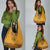 Haiti Flag Traditional Dashiki Grocery Bag Yellow Color