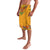 Haiti Flag Traditional Dashiki Lavalava Yellow Color