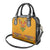 Haiti Flag Traditional Dashiki Shoulder Handbag Yellow Color