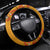 Haiti Flag Traditional Dashiki Steering Wheel Cover Yellow Color
