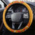 Haiti Flag Traditional Dashiki Steering Wheel Cover Yellow Color